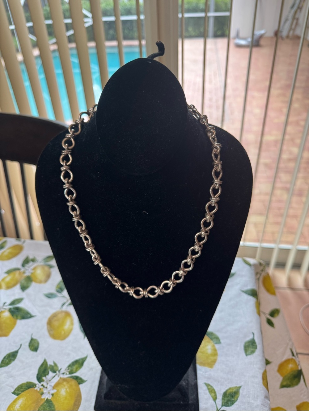 Unique 925 Mexico Chain Link Necklace
